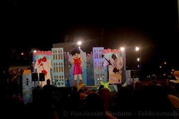 Drag Arush, reinona de las fiestas de Ayatima de Marzagán (Foto Francisco J. Santana)